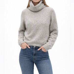 Babaton mohair merino wool turtleneck sweater Sz L